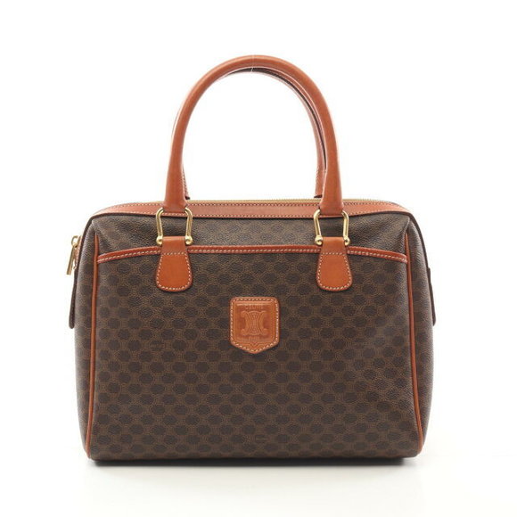 Celine Macadam handbag Leather brown - Picture 1 of 7